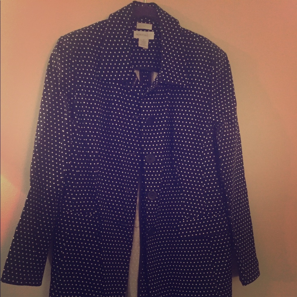 Norton & Company Black and White Trench